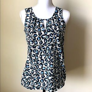 Banana Republic animal print blouse